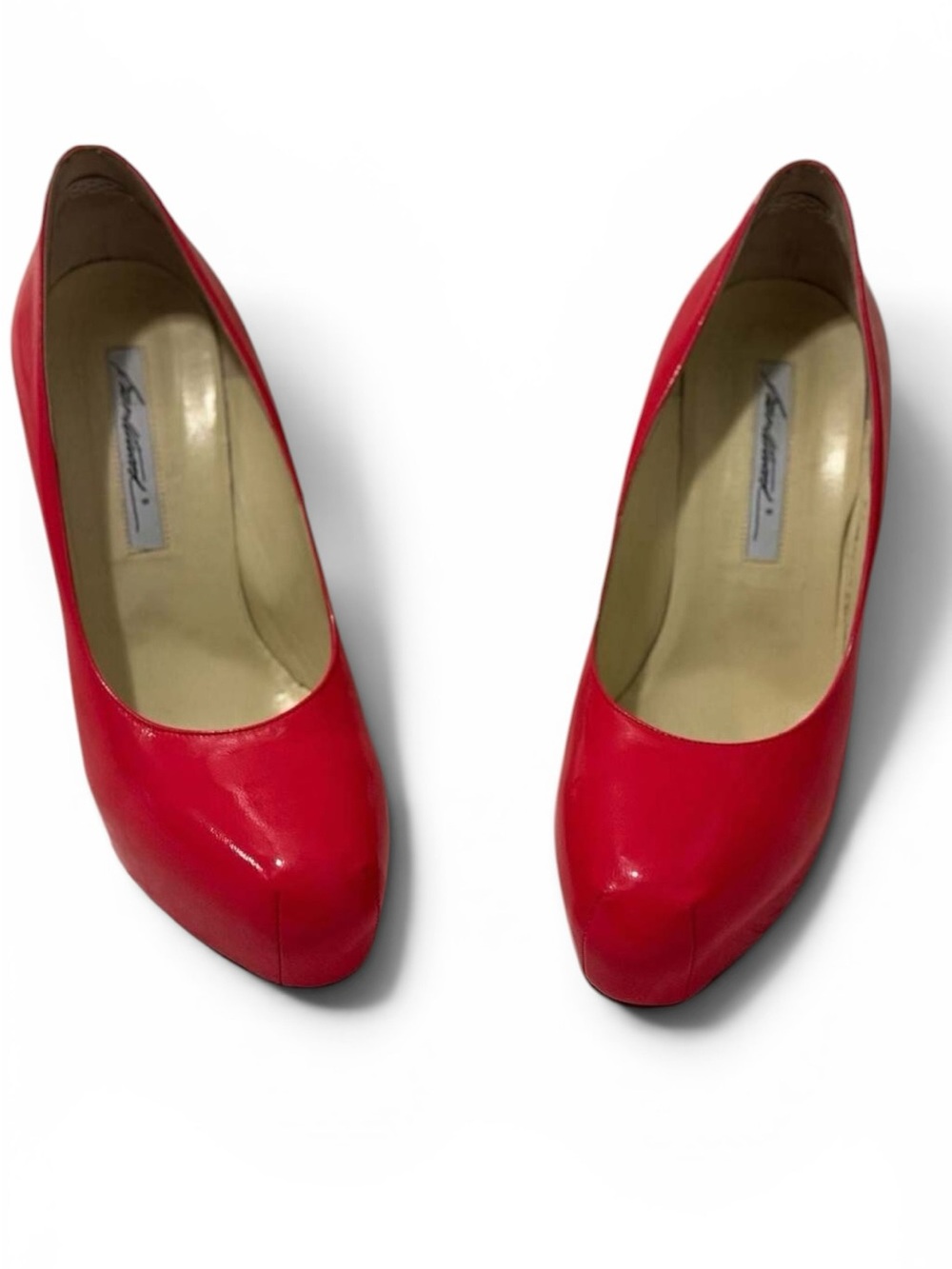 Brian Atwood Neon Pink Maniac Scarpa Platform Stiletto Pumps Size 8.5